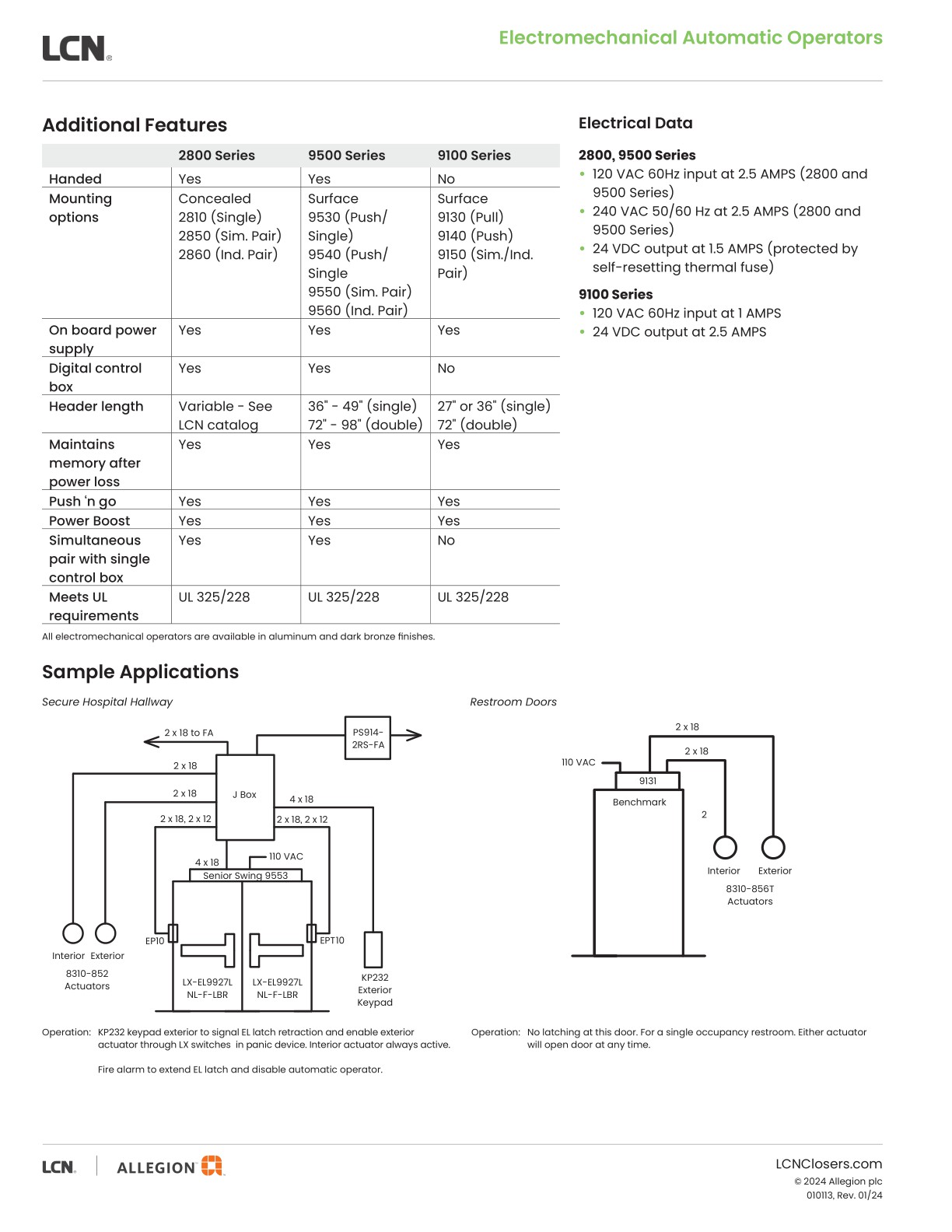 Allegion EAC Catalog
