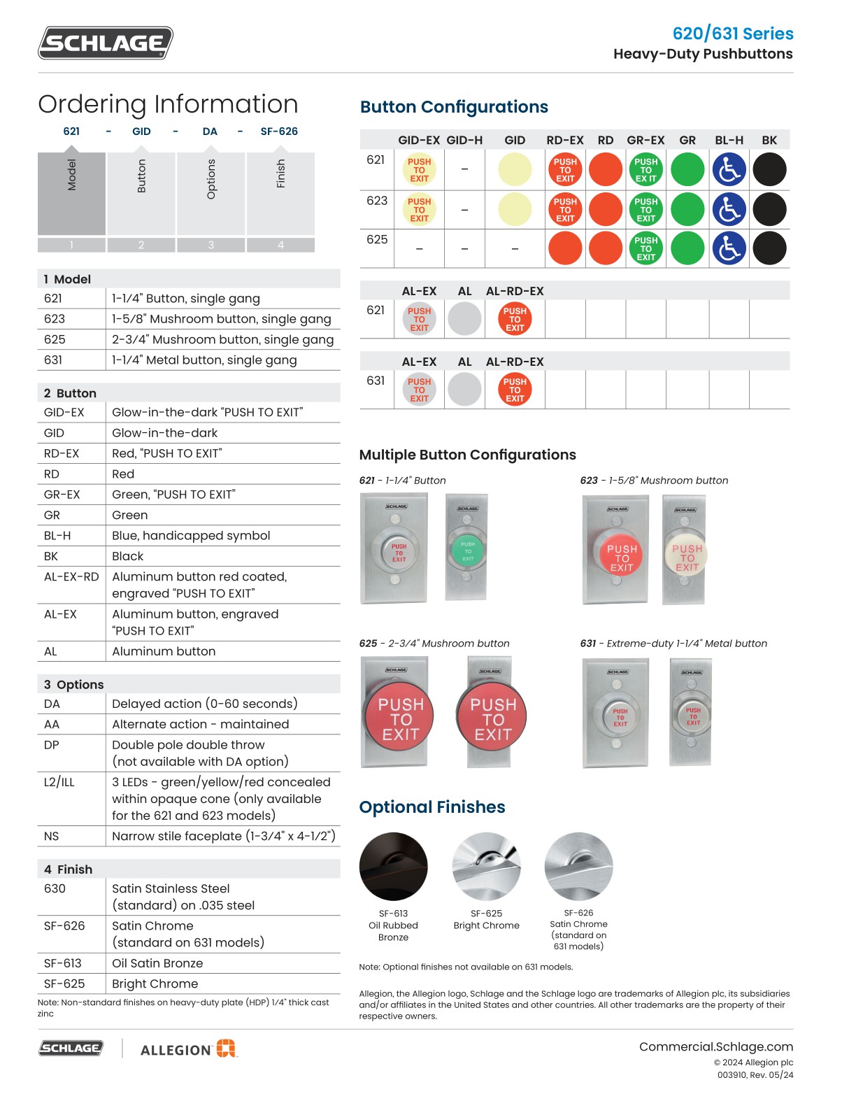 Allegion EAC Catalog