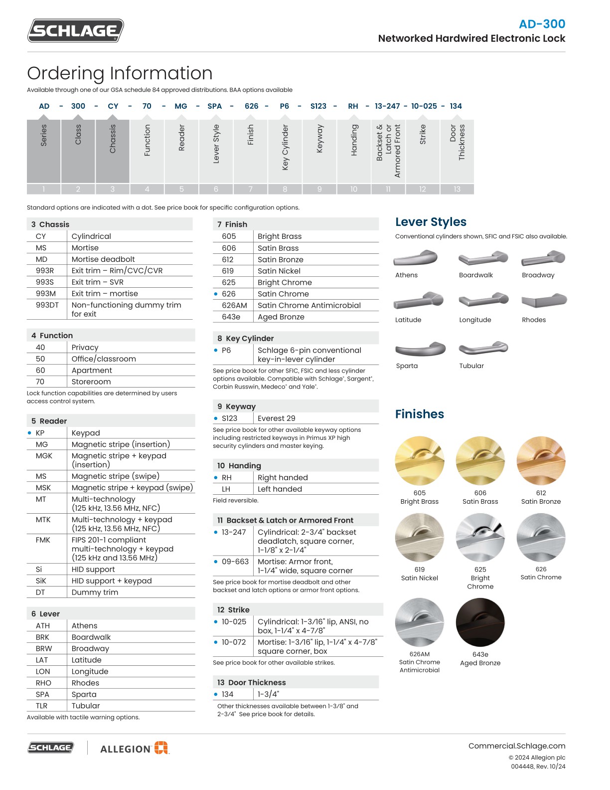 Allegion EAC Catalog