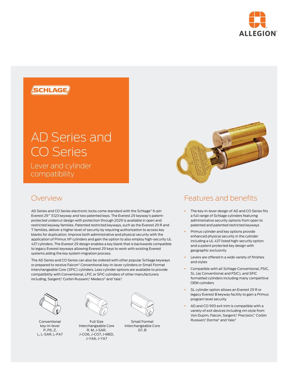 Allegion EAC Catalog