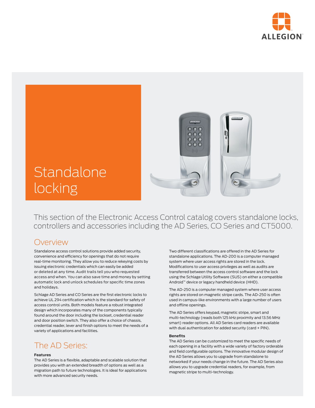 Allegion EAC Catalog