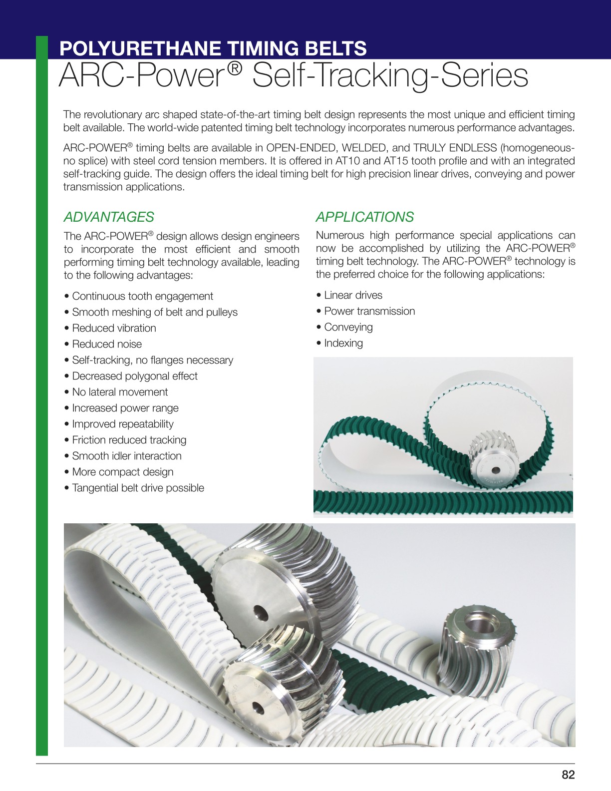 B212 Polyurethane Timing Belts