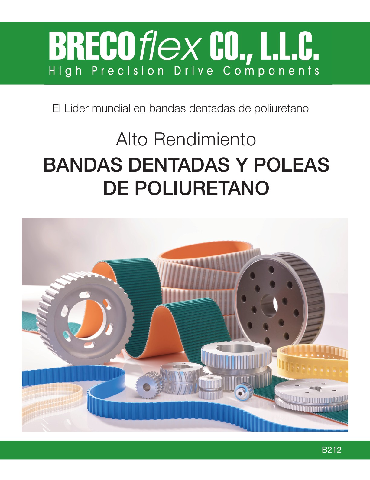 B212 Polyurethane Timing Belts_Spanish