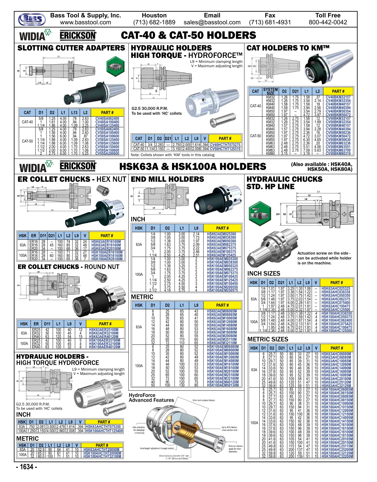 Bass Tool Catalog 2025