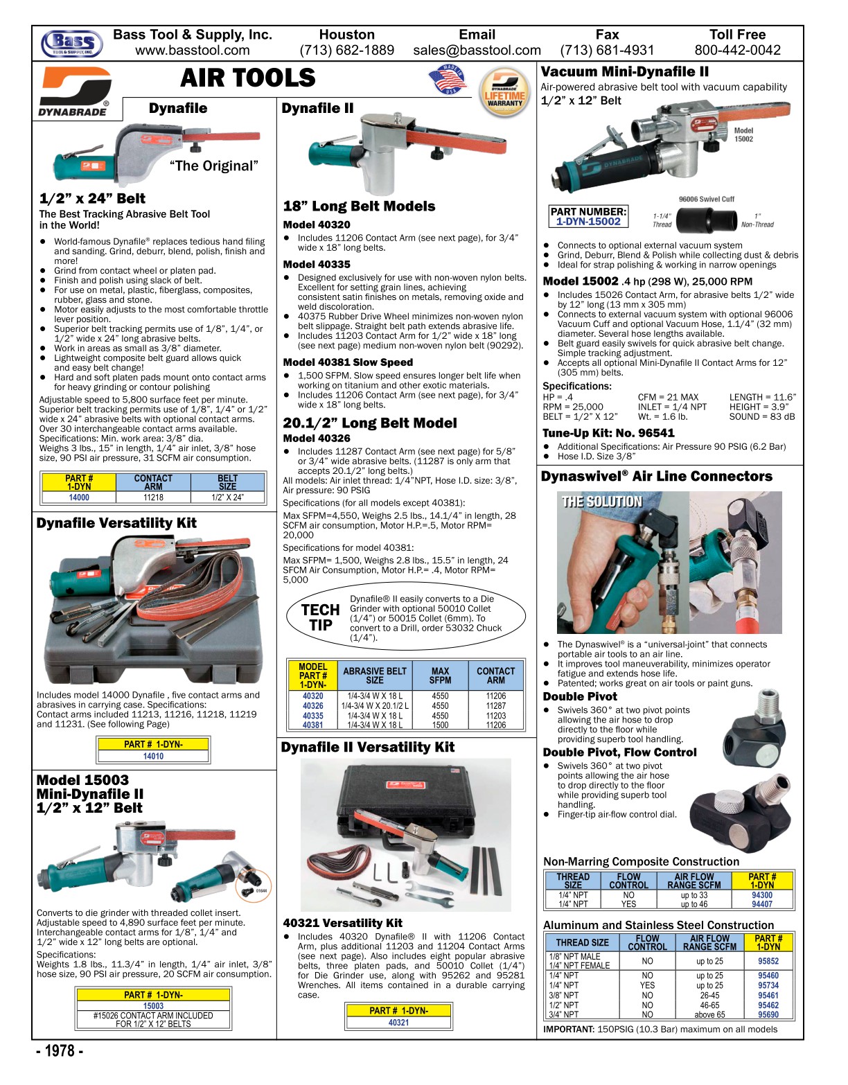 Bass Tool Catalog 2025