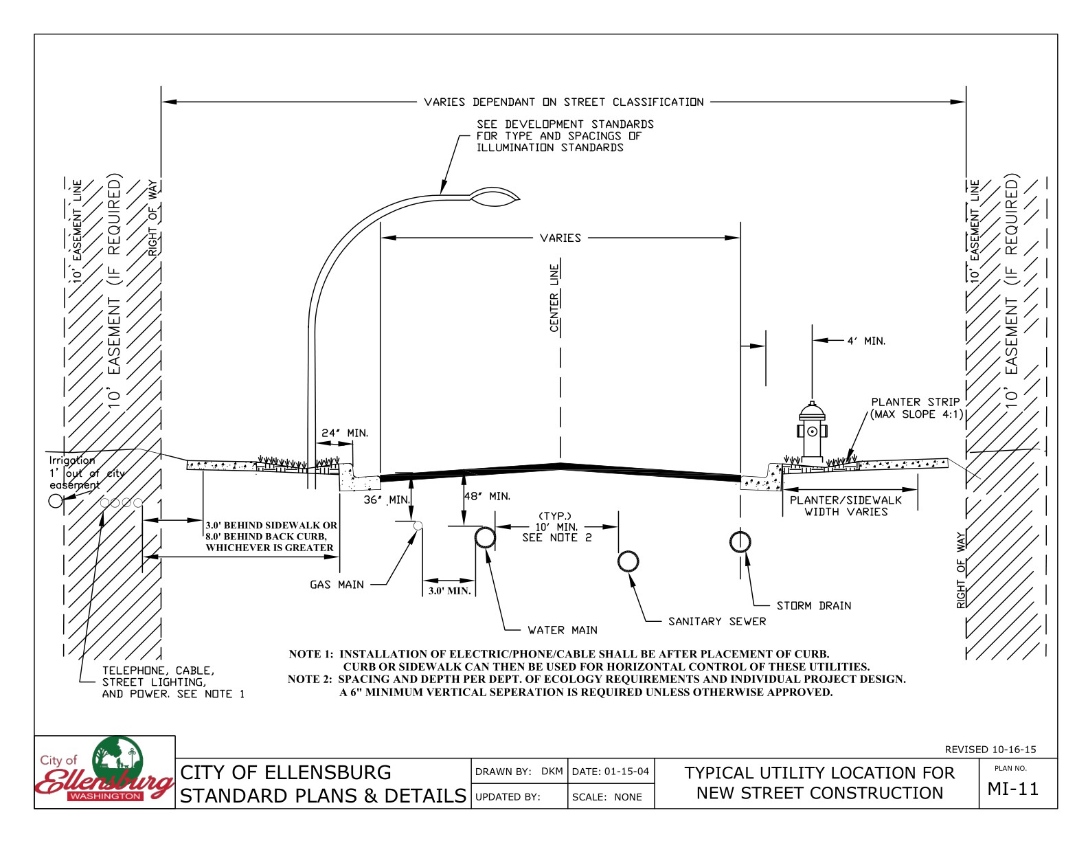 Public Works Development Standards