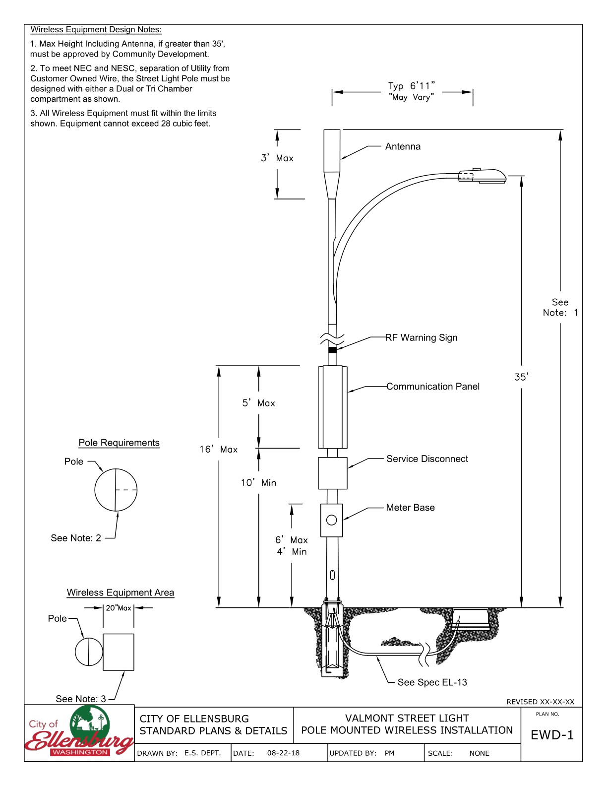 Signal Head Dimensions Chart.pdf Public Works Development Standards