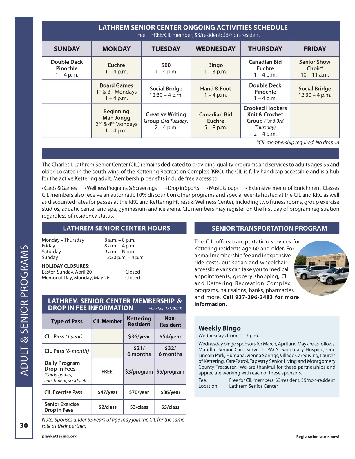 Spring 2025 PlayKettering Guide