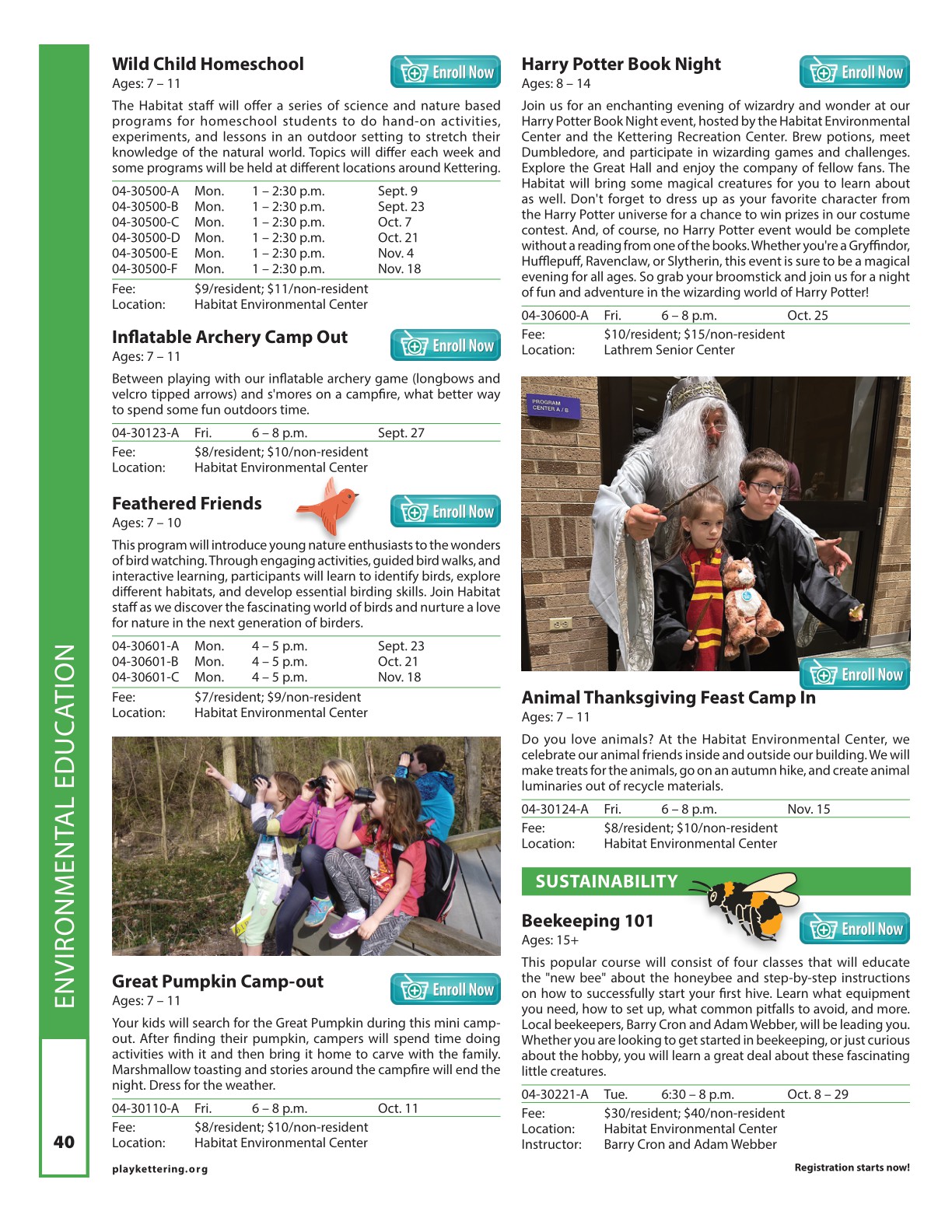 Fall 2024 PlayKettering Guide