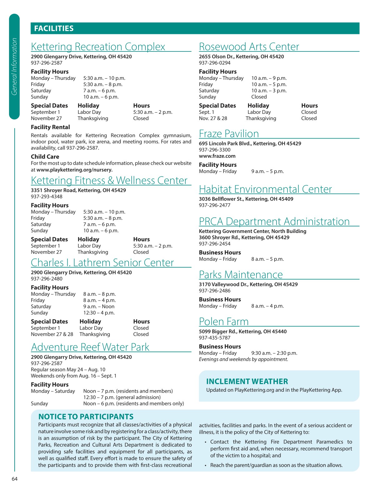 Fall 2025 PlayKettering Guide