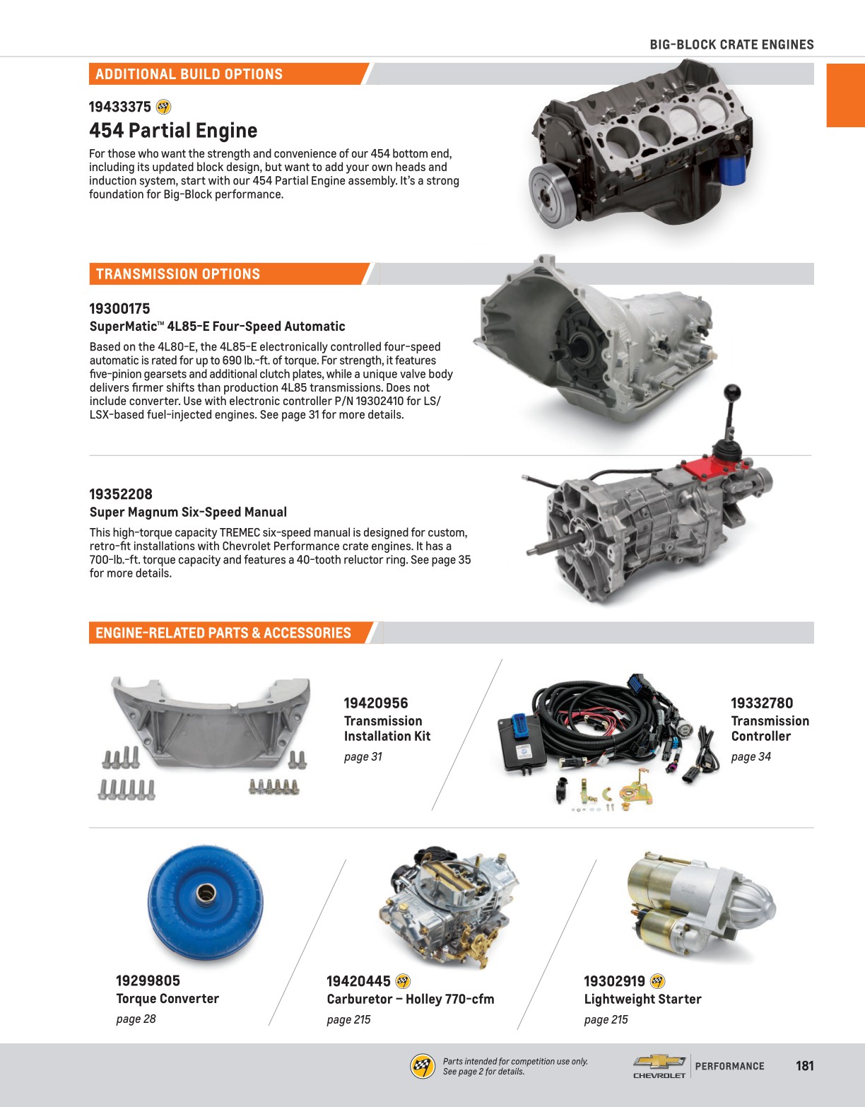 2024 Chevrolet Performance Catalog