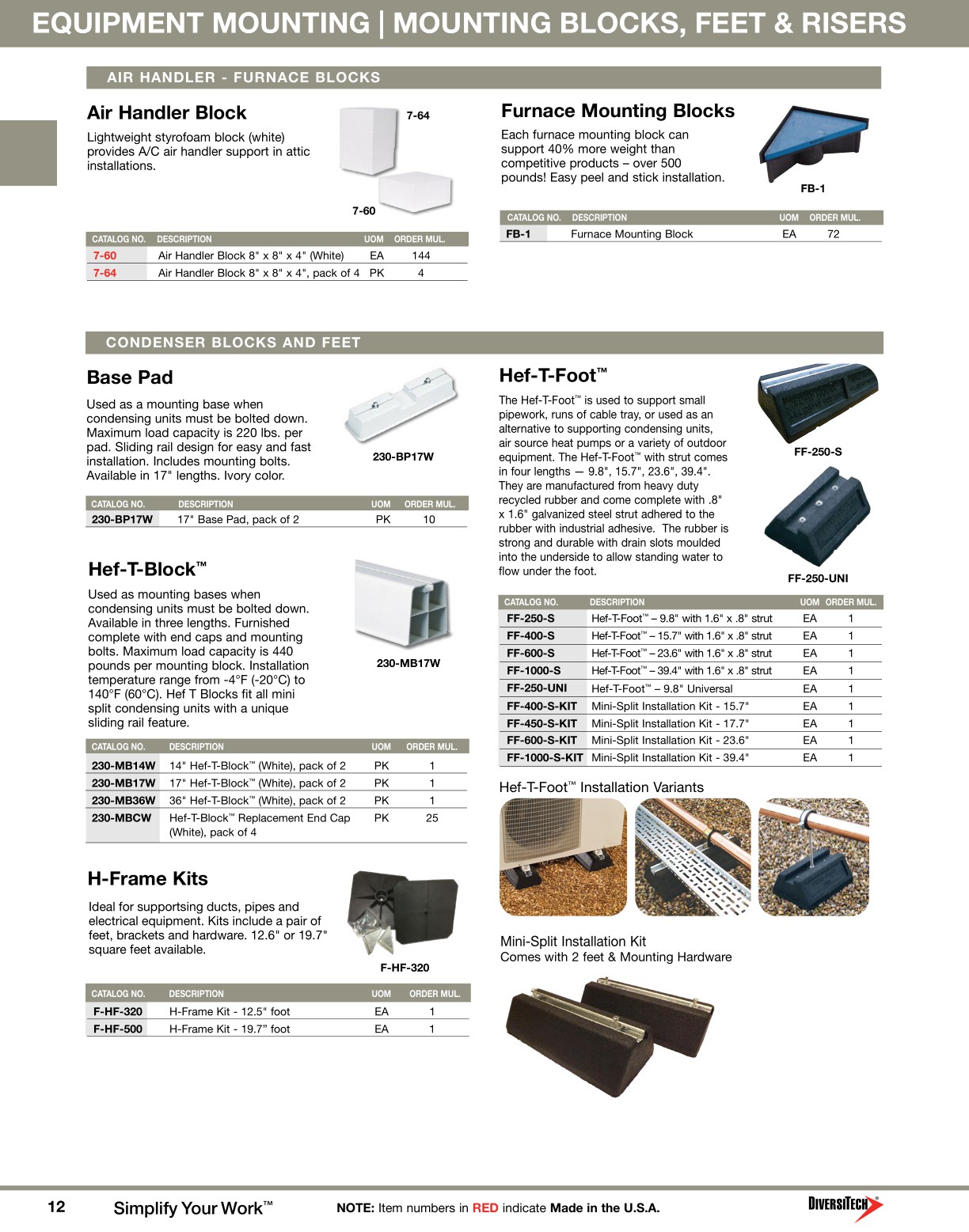 DiversiTech Catalog