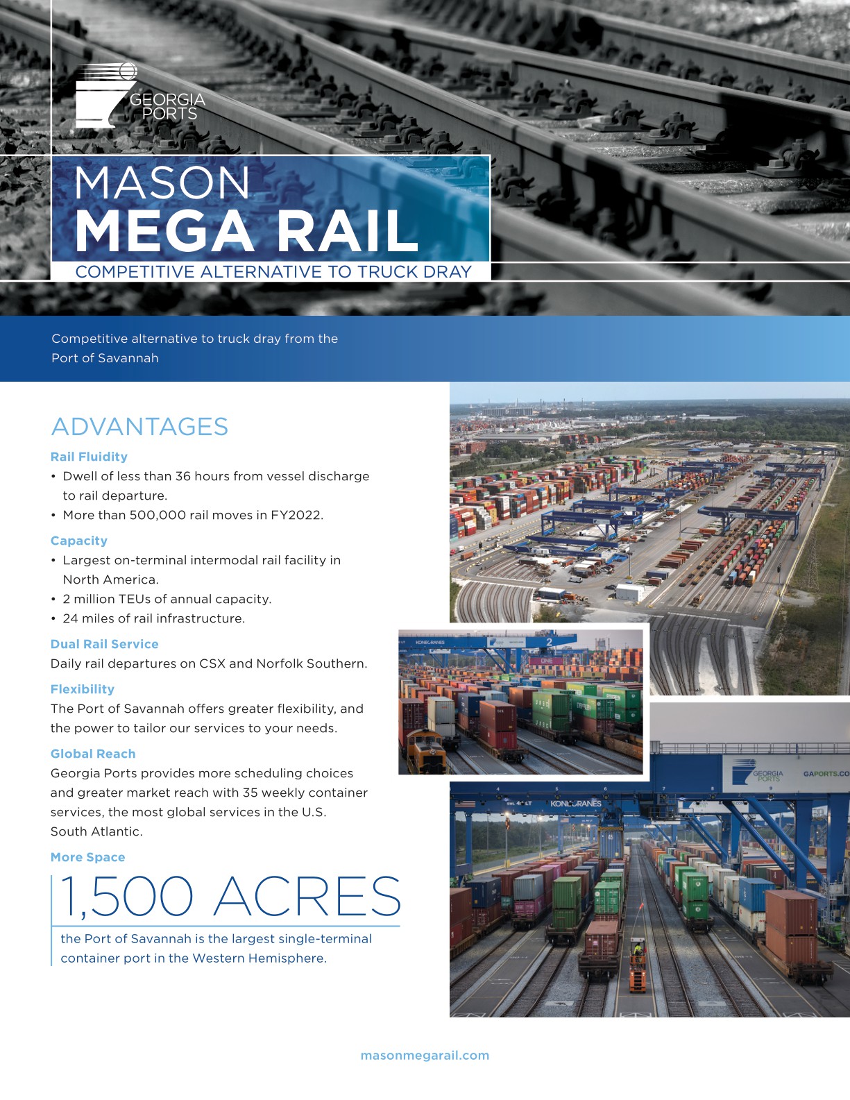 Mason Mega Rail Fact Sheet
