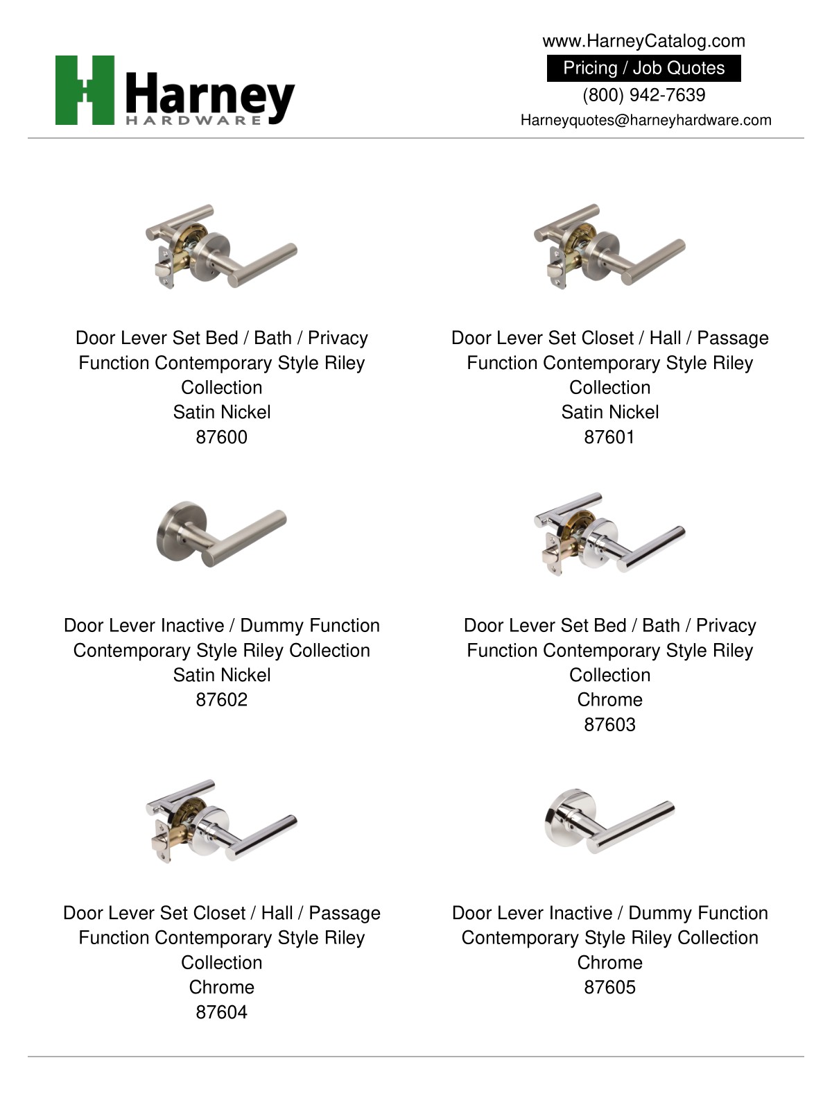 Wiley Hardware Harney Hardware Catalog