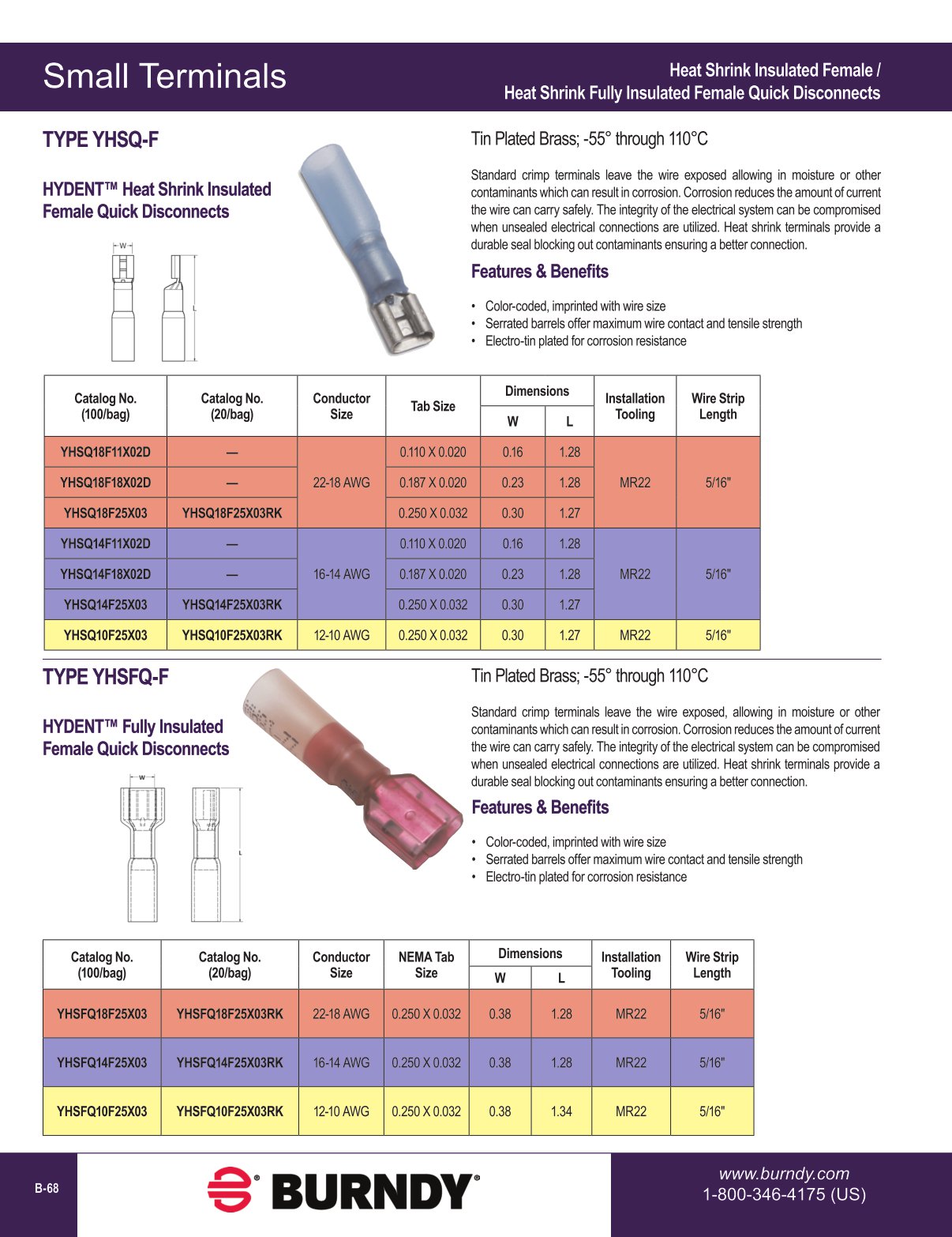 Burndy Color Code Chart 2020 BURNDY Digital Catalog 11-2020