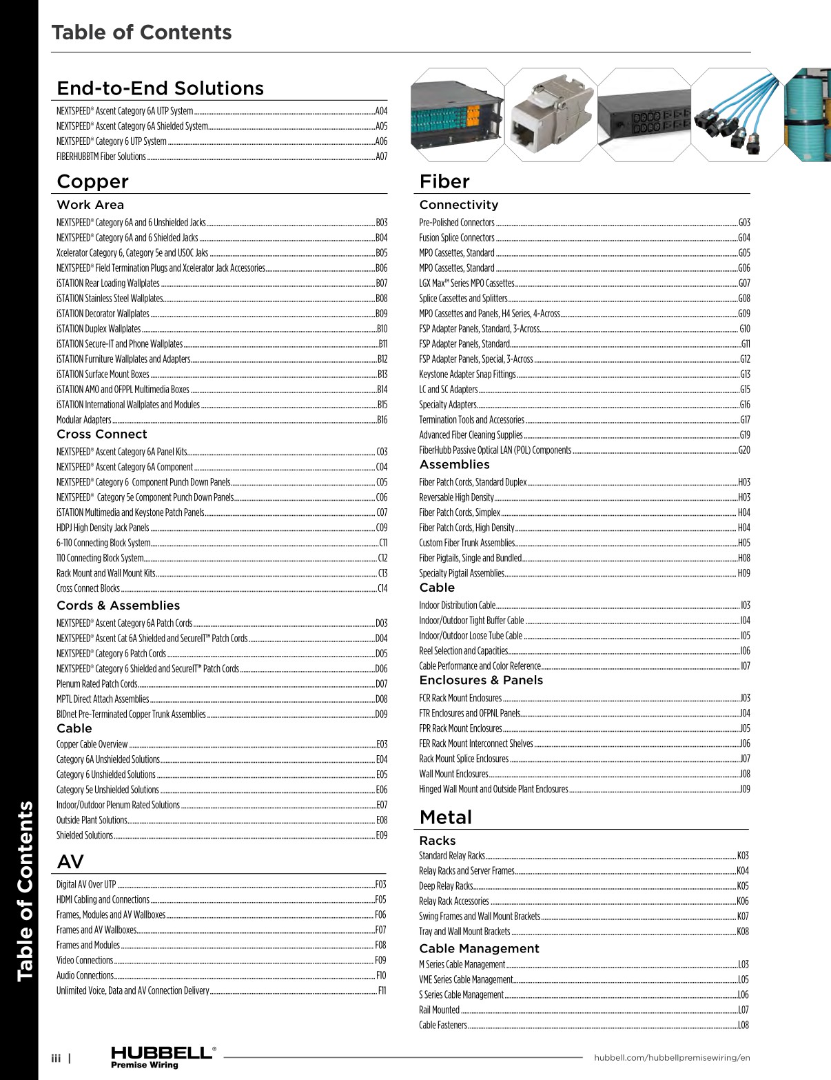 Hubbell Premise Wiring Catalog