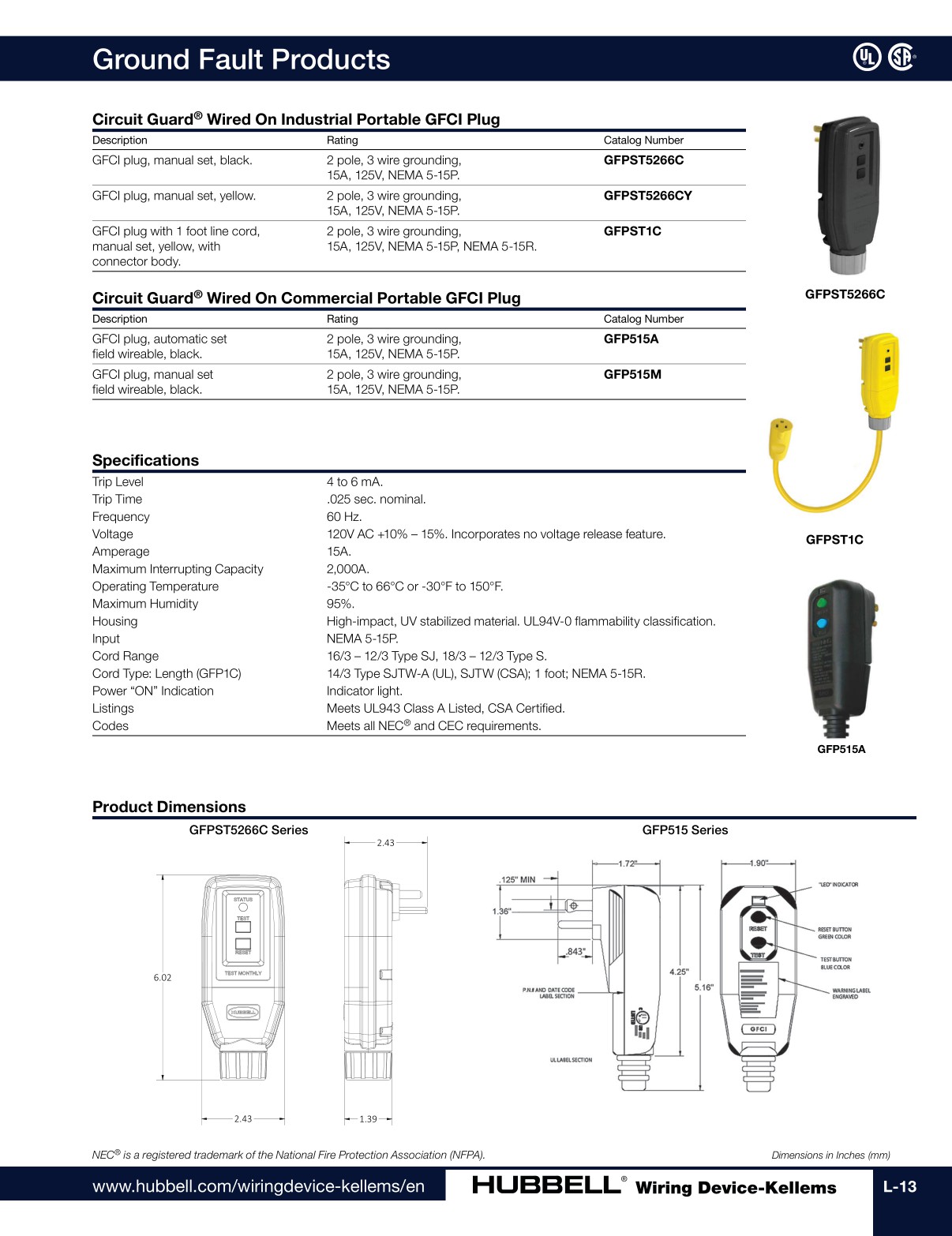 Hubbell Wiring Device-Kellems Catalog