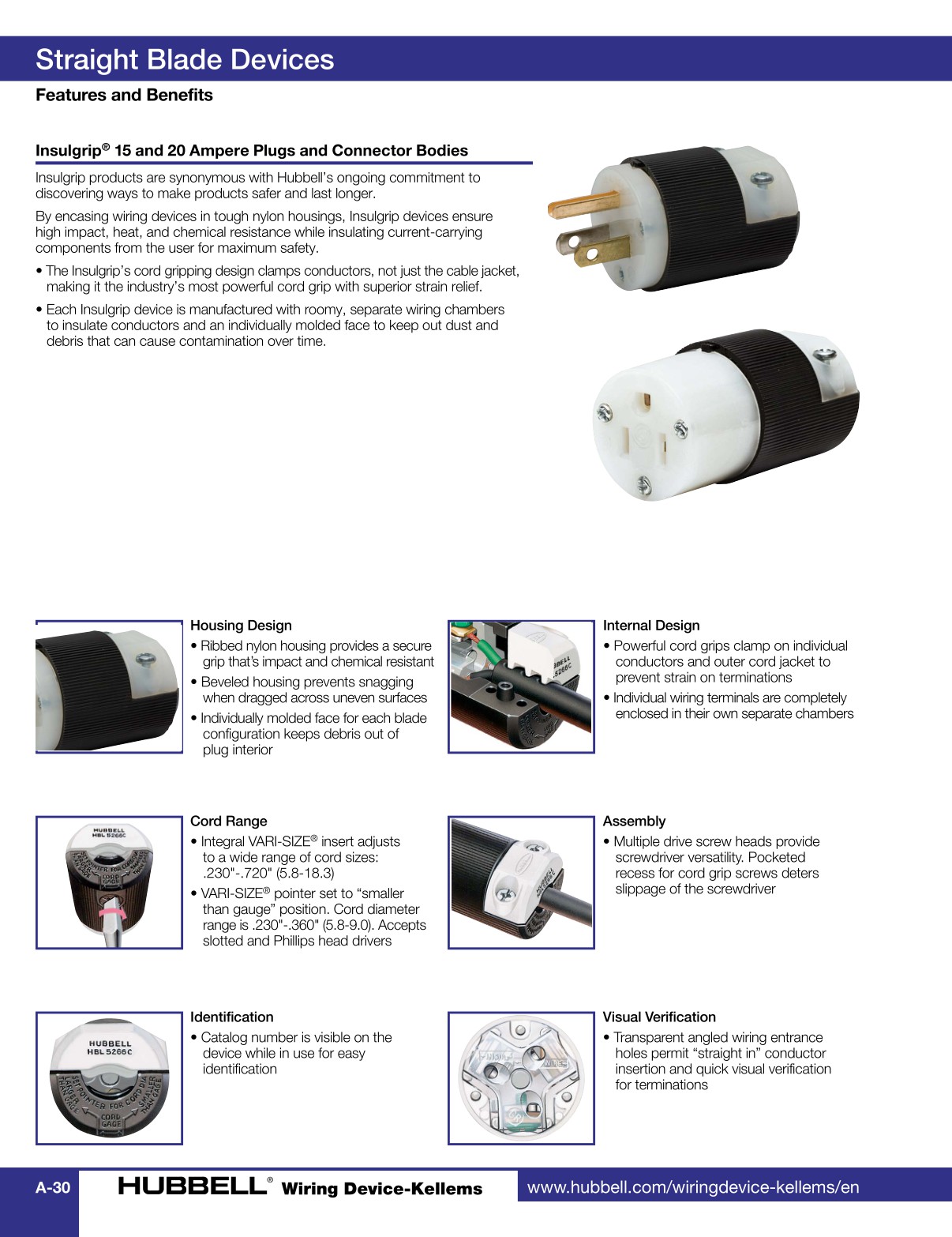 10 Prese Duplex Grigie Hubbell CR20GRY – Confezione Professionale Per Impianti Elettrici