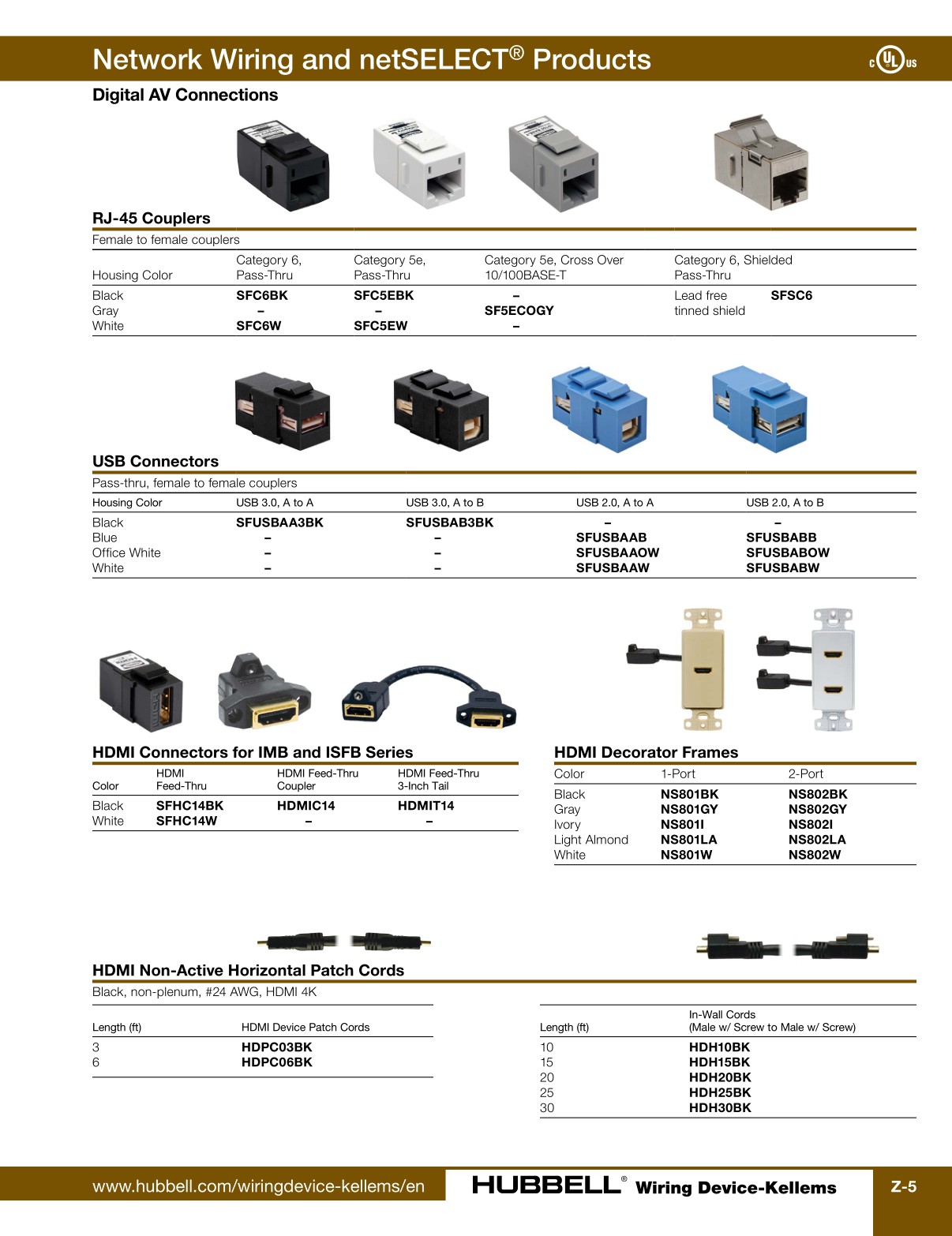 Hubbell Wiring DeviceKellems Catalog