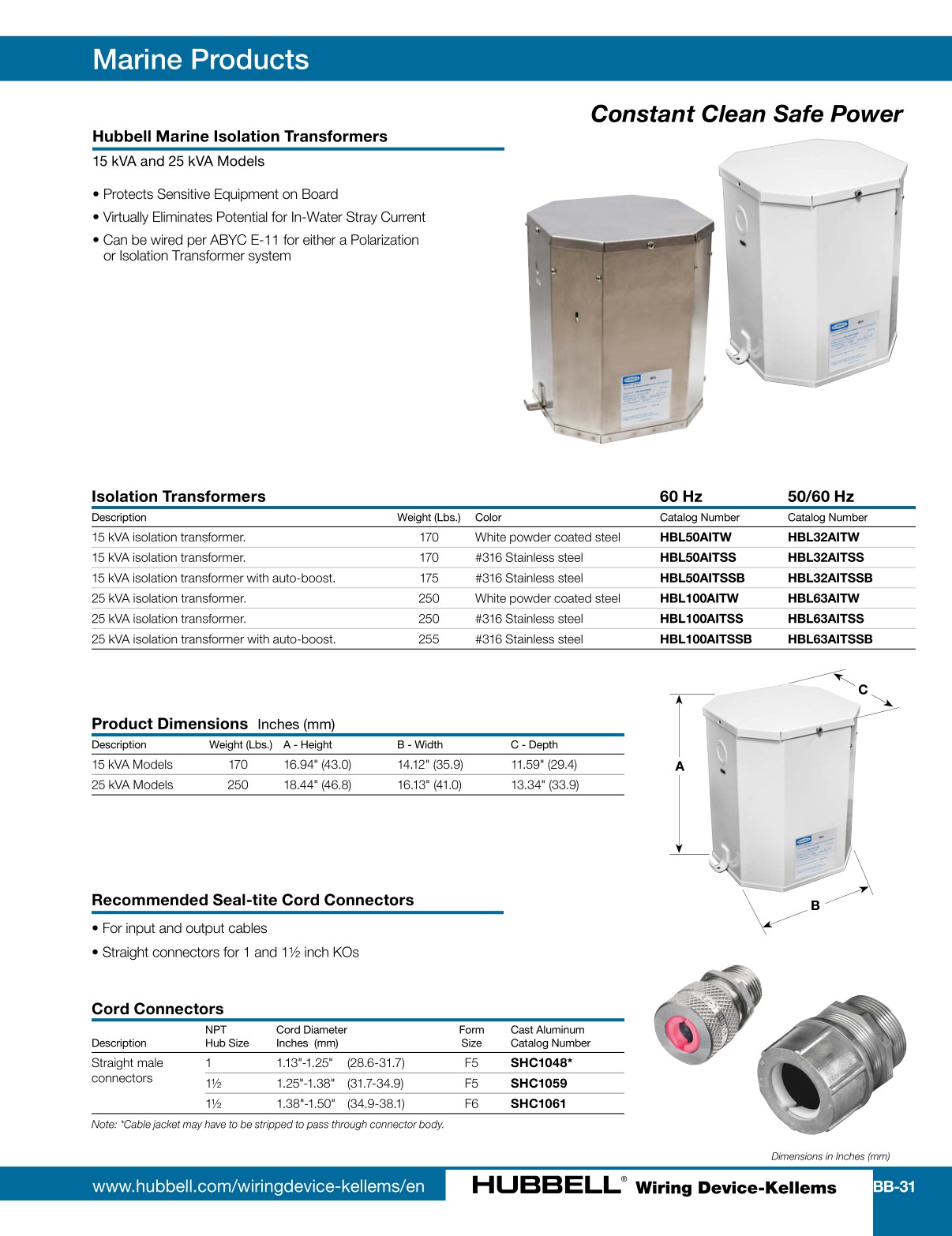 Hubbell Wiring DeviceKellems Catalog
