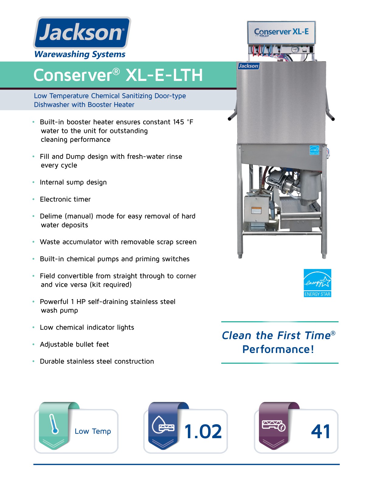 Conserver XLELTH Sales Sheet