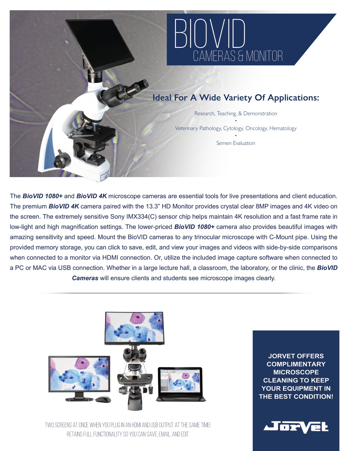BioVid Cameras and Monitors Literature – LITJ0334QTBV
