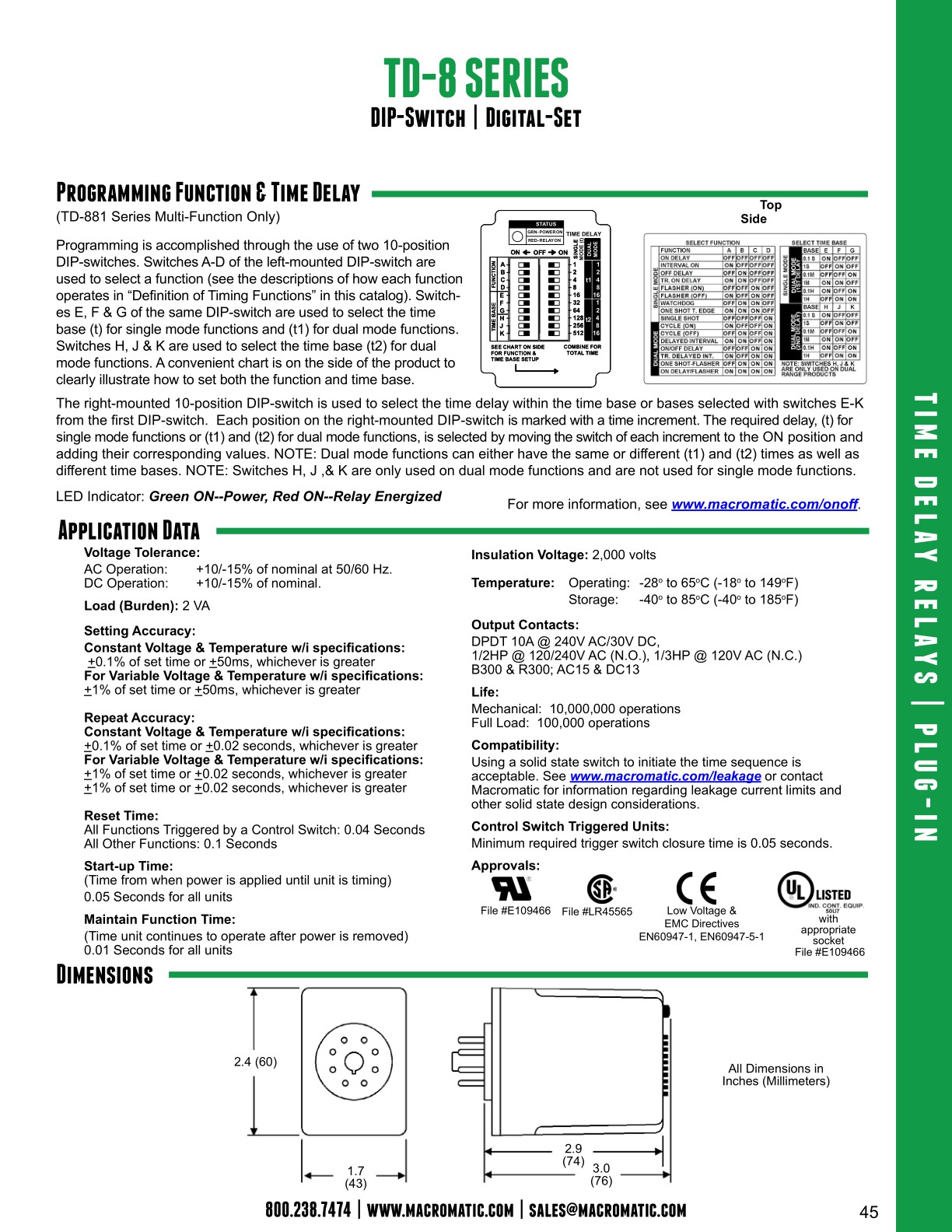 Time Delay Relay Catalog