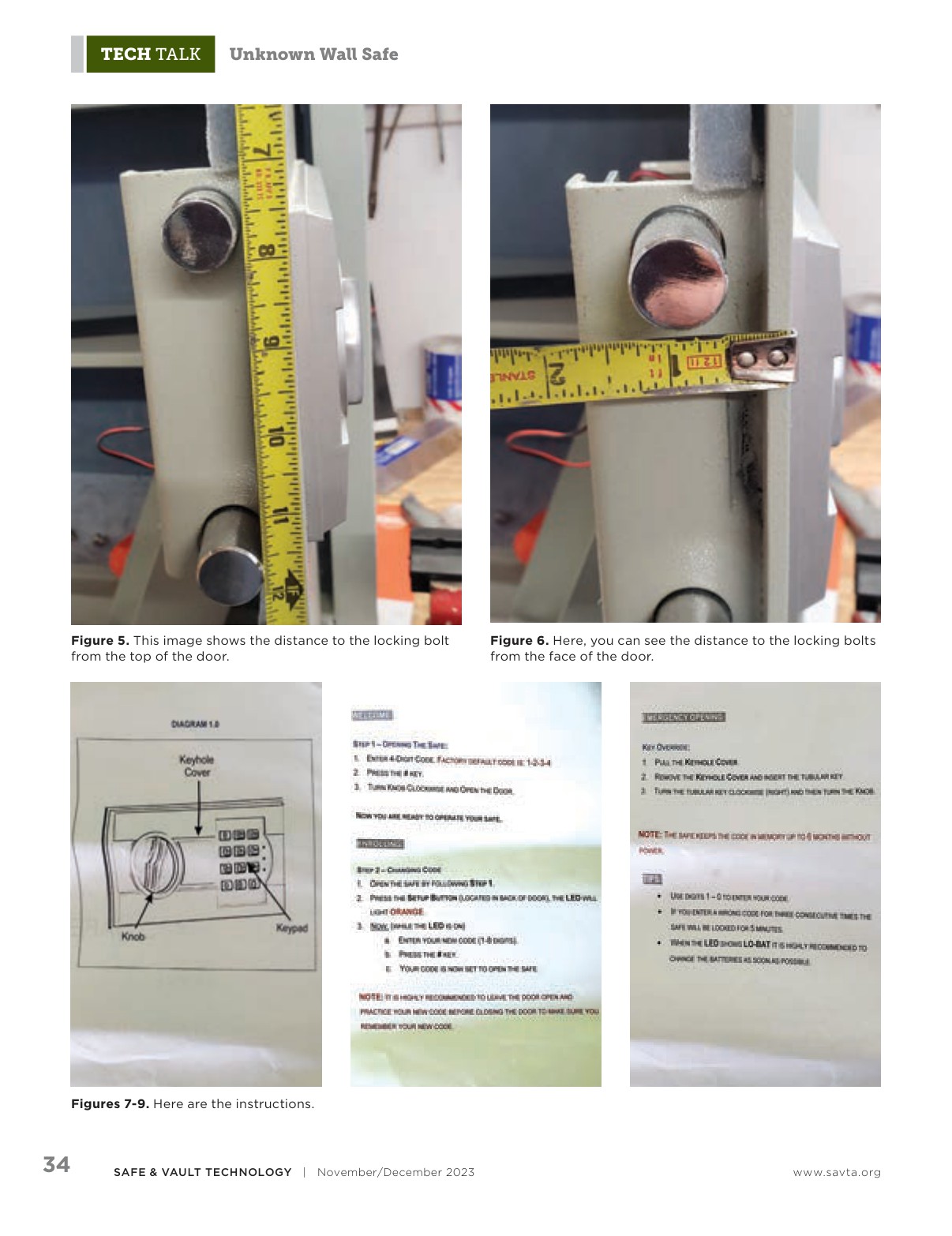 Bank Vault Safe Timer Chart.pdf Safe & Vault Technology November/December 2023