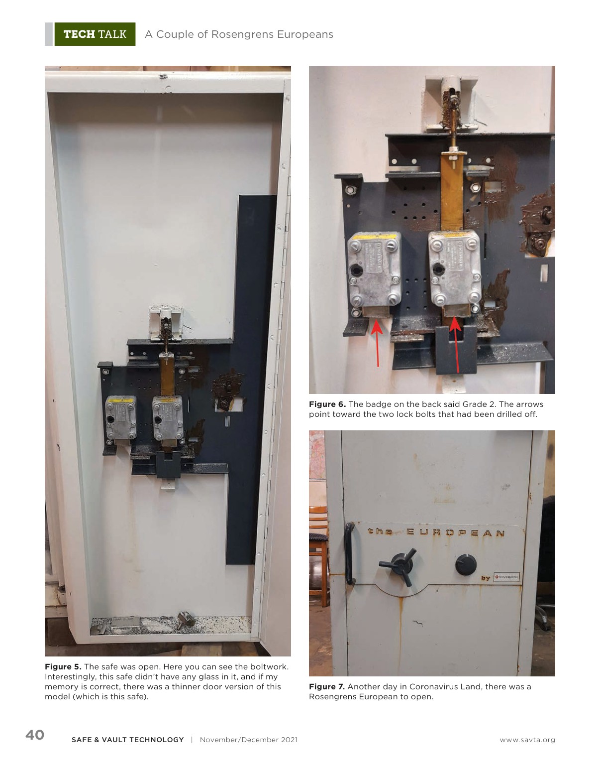 Bank Vault Safe Timer Chart.pdf Safe & Vault Technology November/December 2021
