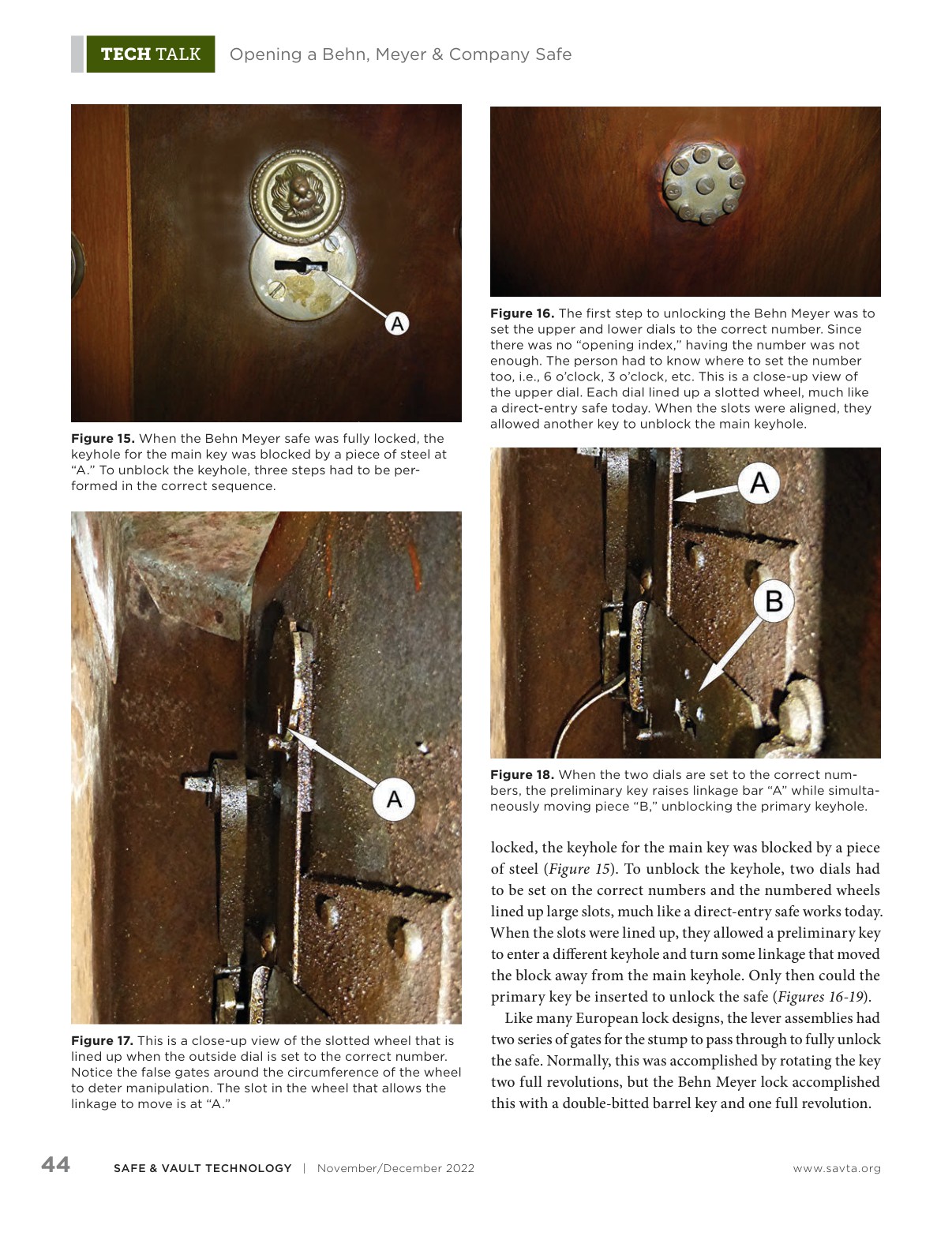 Vault Timer Key Safe & Vault Technology November/December 2022