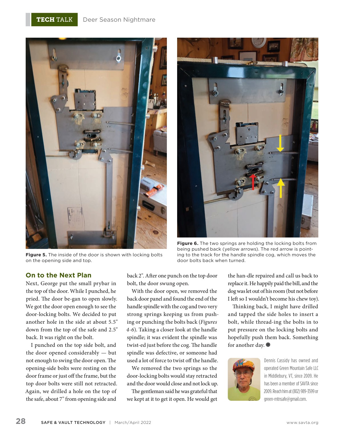Bank Vault Safe Timer Chart.pdf Safe & Vault Technology March/April 2022