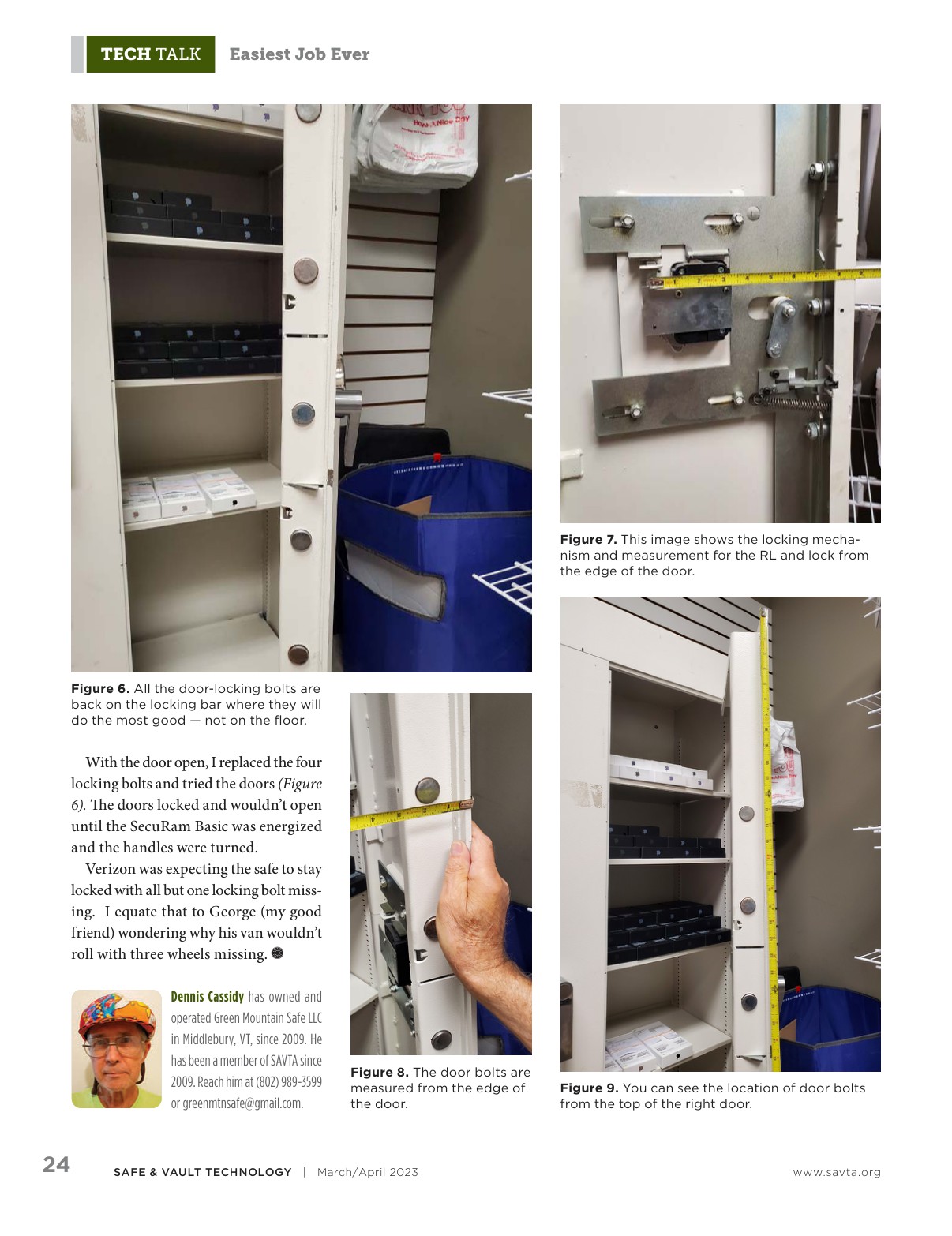 Bank Vault Safe Timer Chart.pdf Safe & Vault Technology March/April 2023