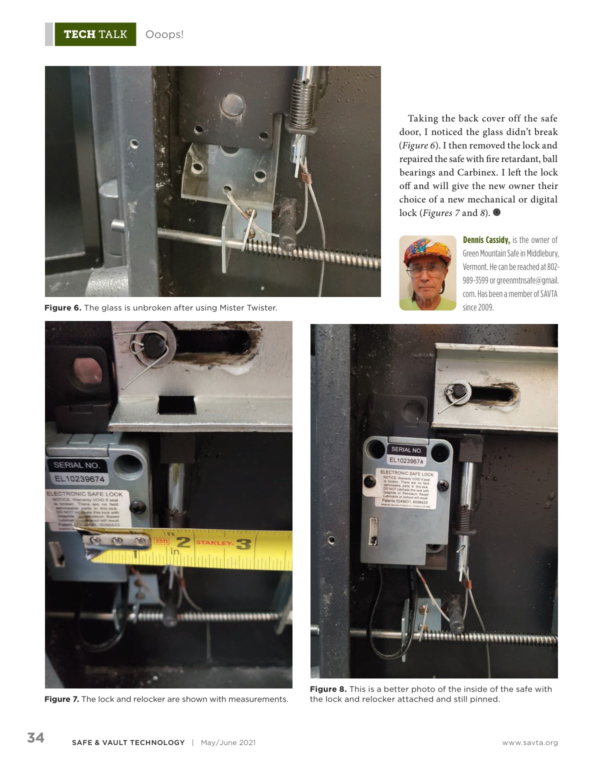 Bank Vault Safe Timer Chart.pdf Safe & Vault Technology May/June 2021