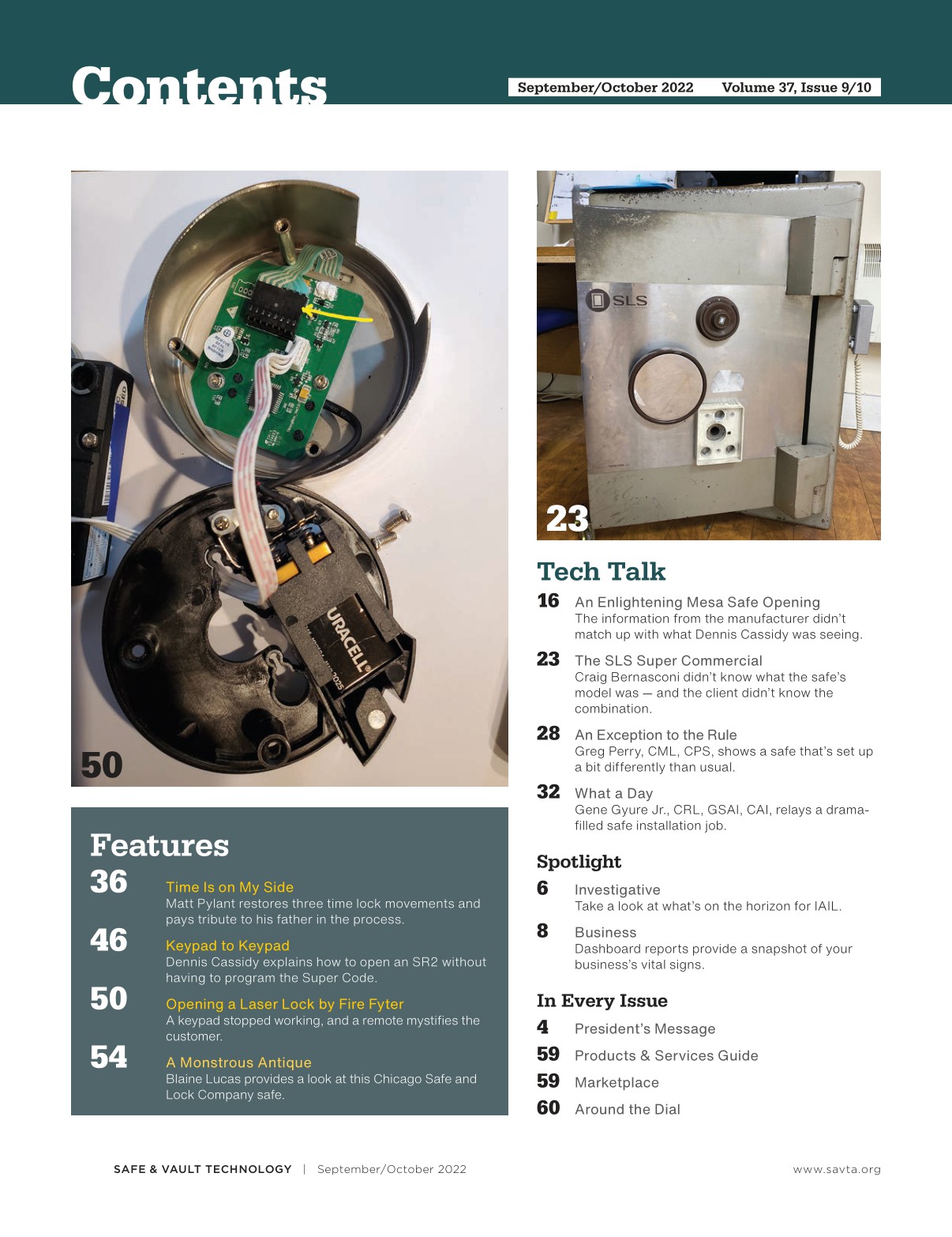 Safe & Vault Technology September/October 2022