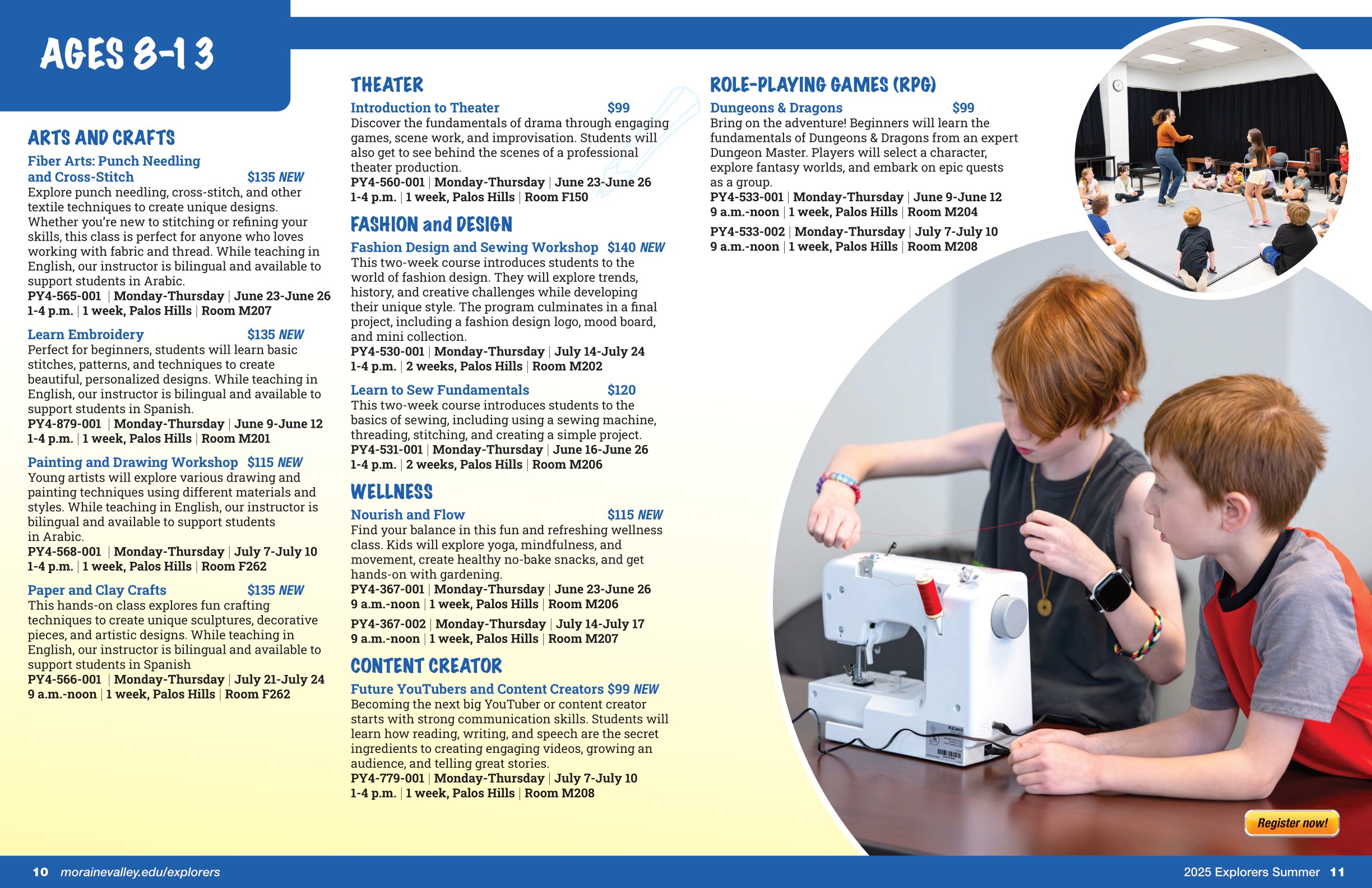 MVCC Summer 2025 Catalog_Moraine Valley Explorers