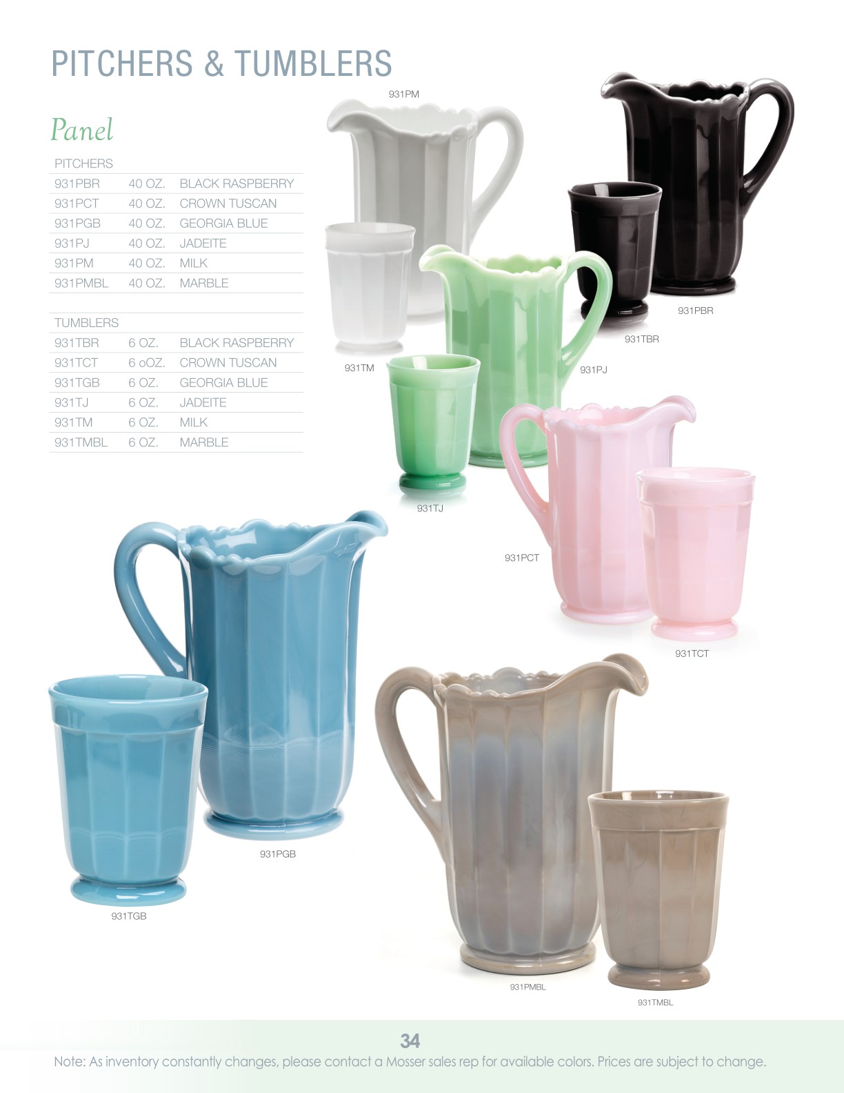 202122 Mosser Glass Catalog