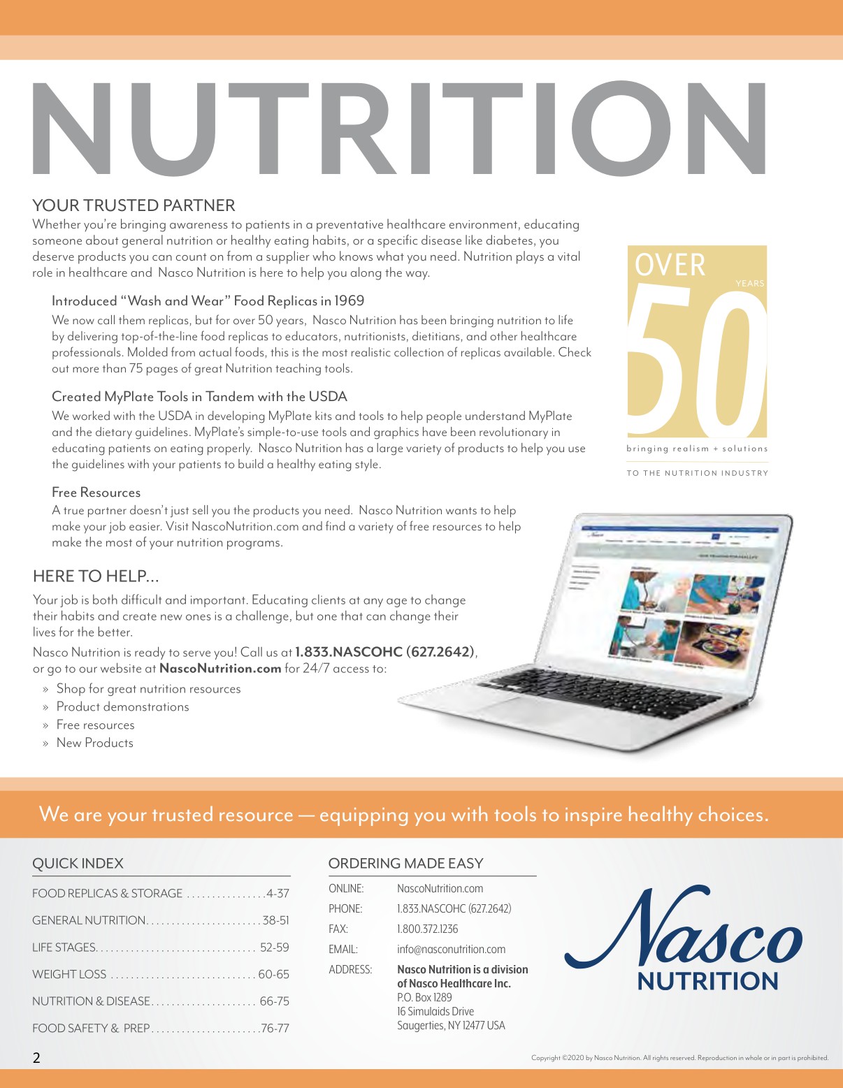 Nasco Nutrition Catalog