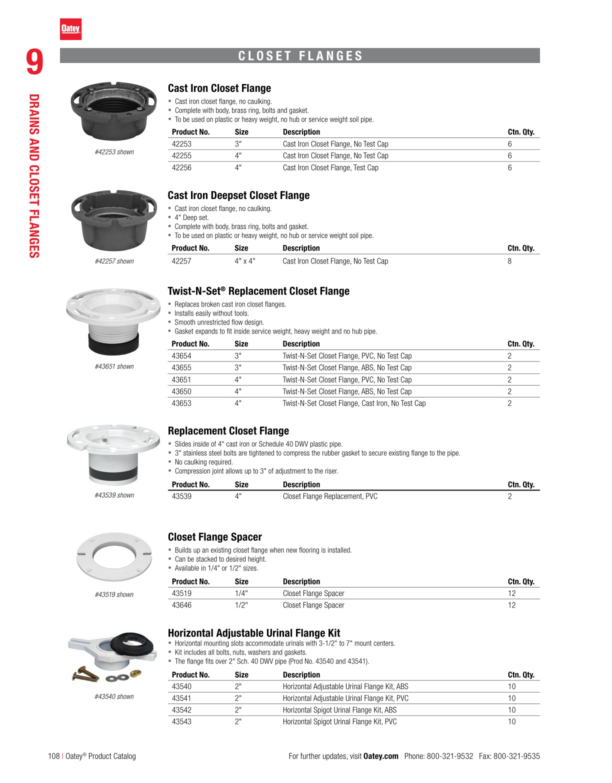 Oatey Product Catalog