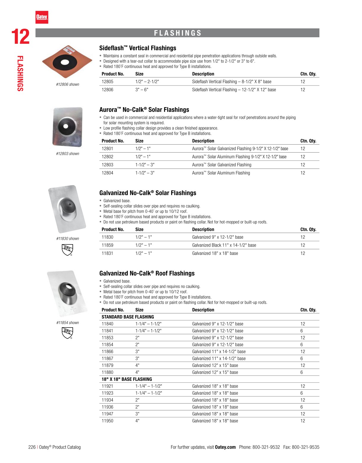 Oatey Product Catalog