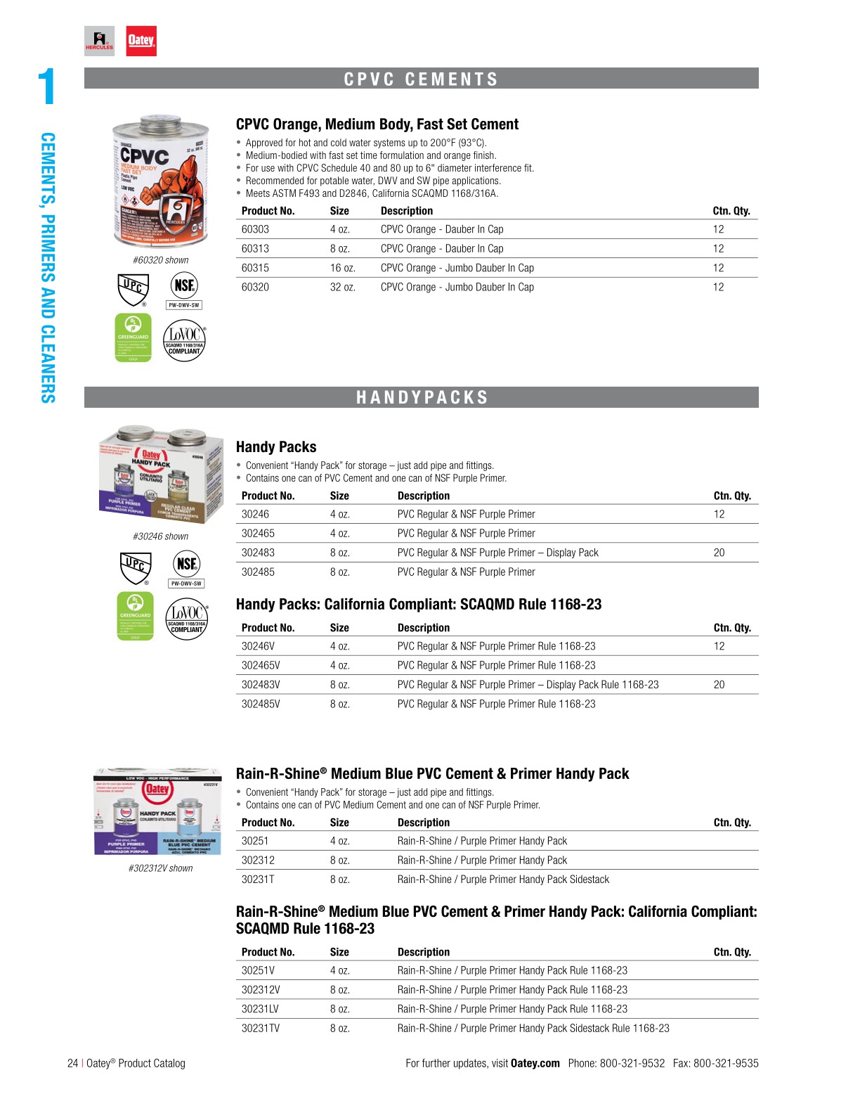 Oatey Product Catalog