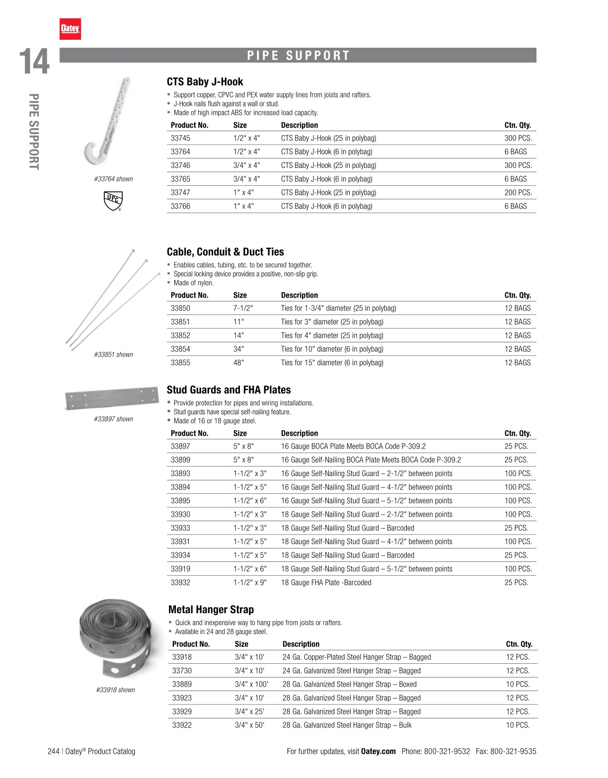 Oatey Product Catalog