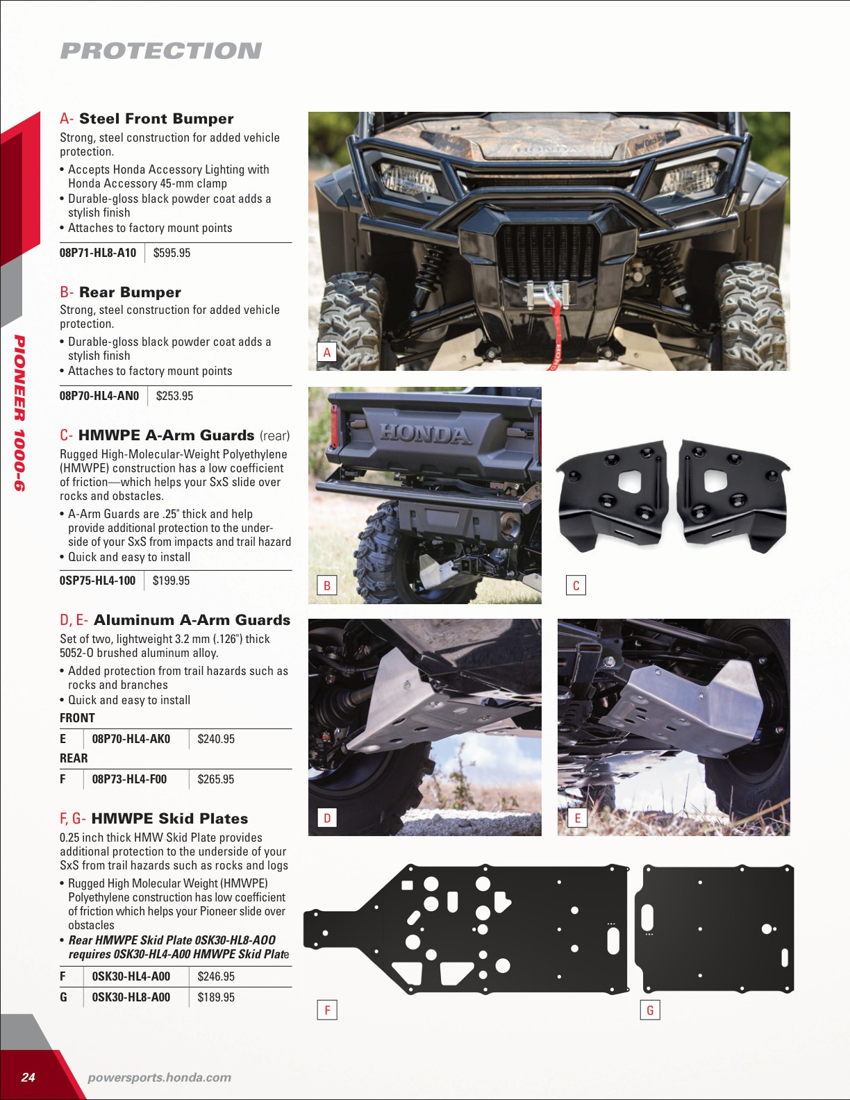 202425 Honda SxS+ATV Accessories Catalog