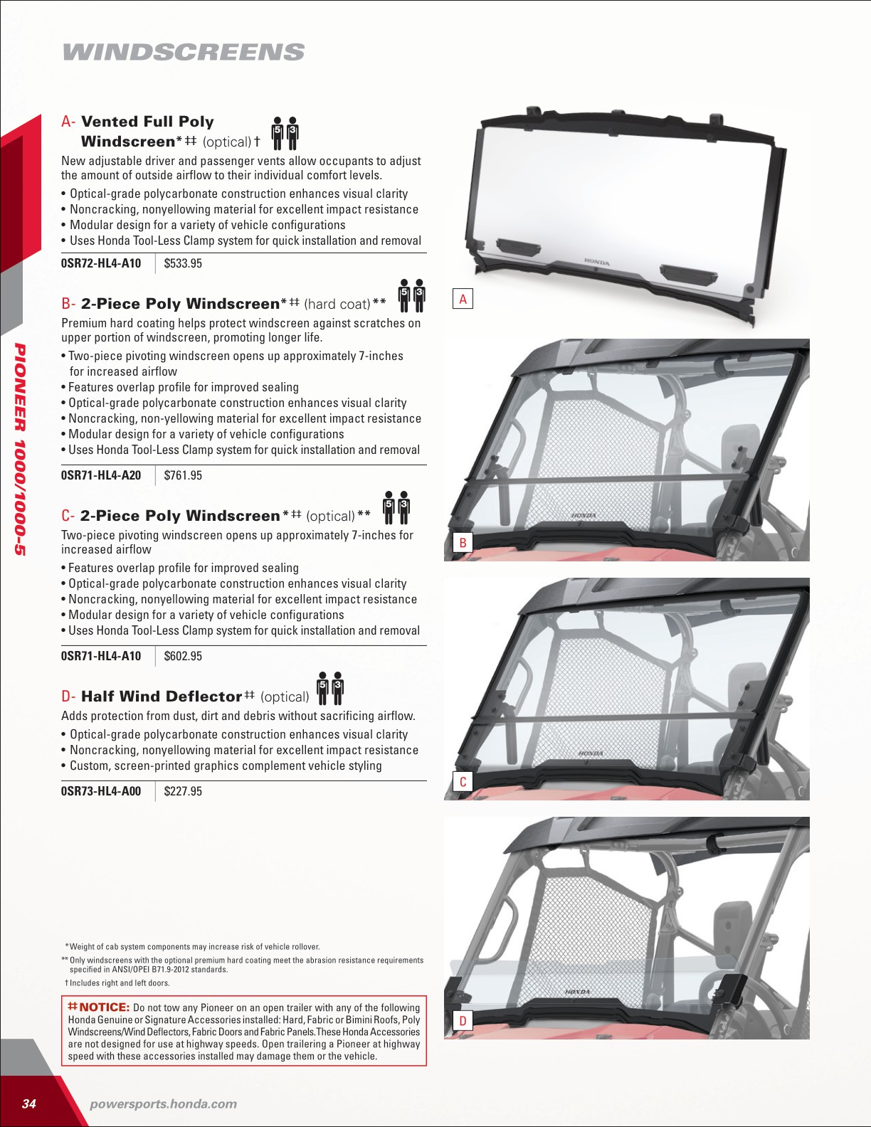 202425 Honda SxS+ATV Accessories Catalog