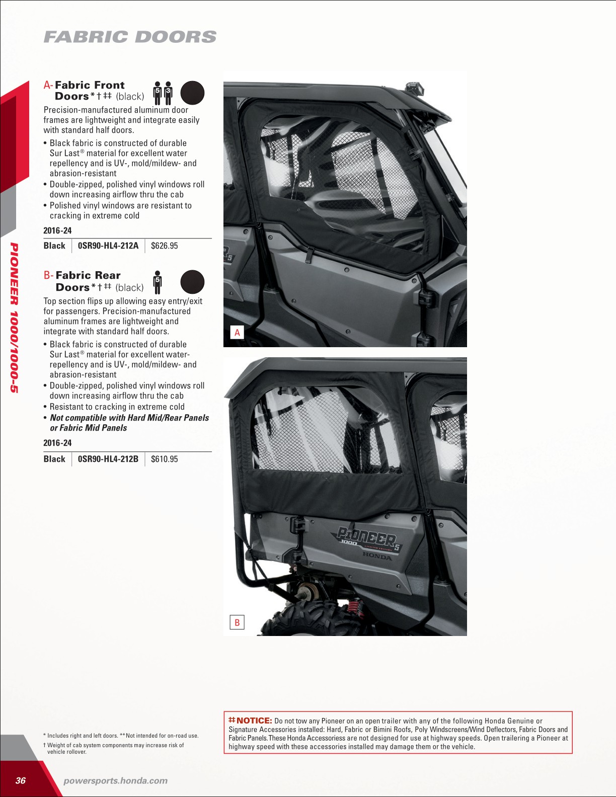 202425 Honda SxS+ATV Accessories Catalog