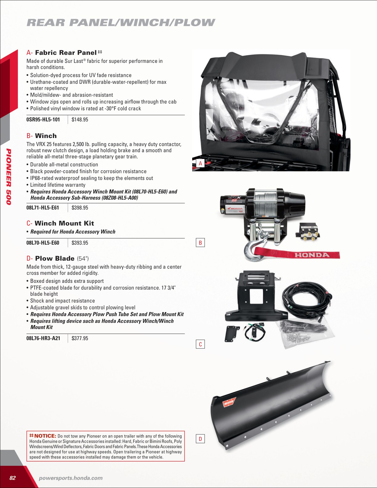 2024 Honda SxS+ATV Accessories Catalog_v2