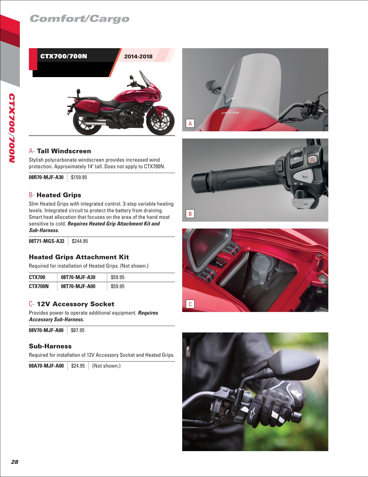 2024 Honda Motorcycle Accessories Catalog