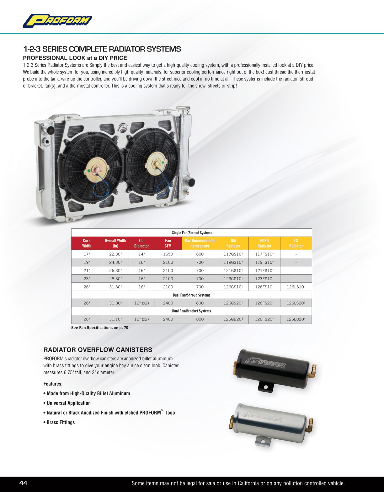 PROFORM Parts Catalog 2024