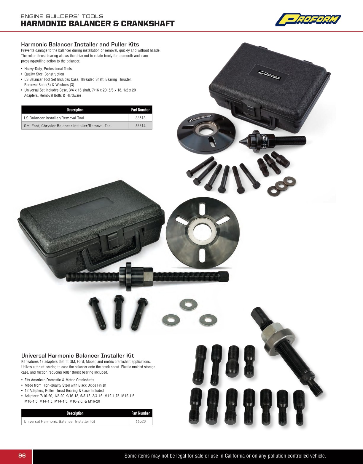 PROFORM Parts Catalog 2024