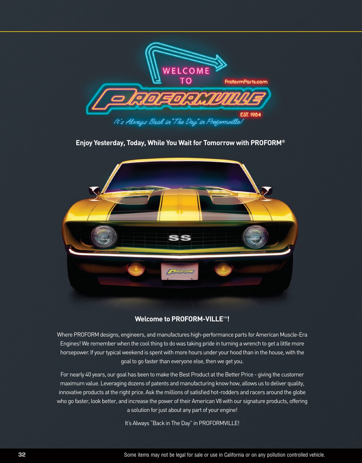 2025 PROFORM Catalog