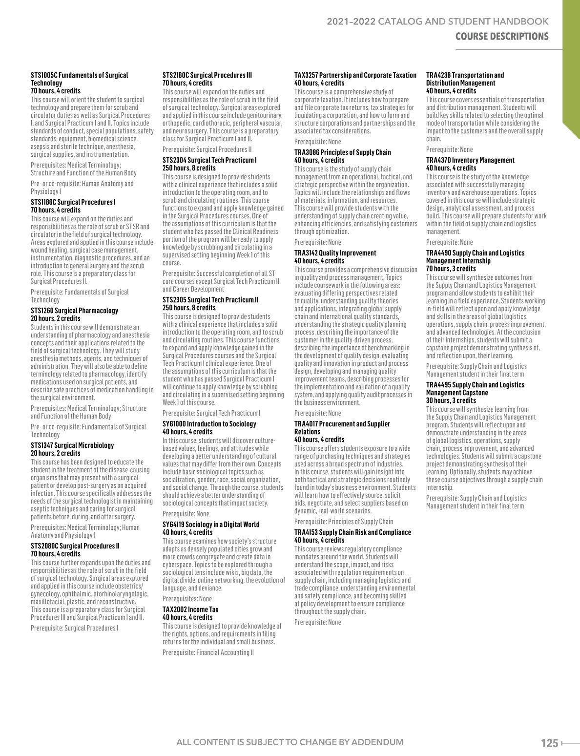 2021 2022 Catalog